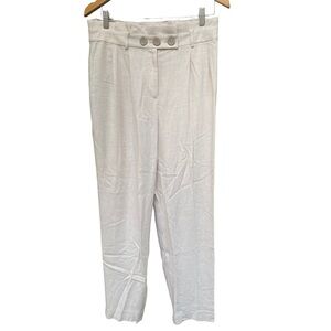 Bar III - High Rise I Linen I Cream I Trouser I Pants I Size: 8
